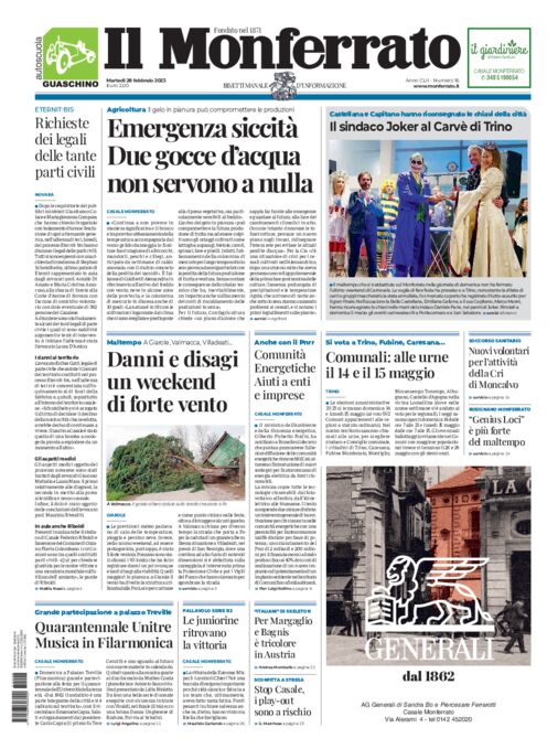 Il Monferrato - Edizione 16 del 28/02/2023